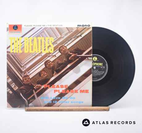 The Beatles Please Please Me LP Vinyl Record - Front Cover & Record