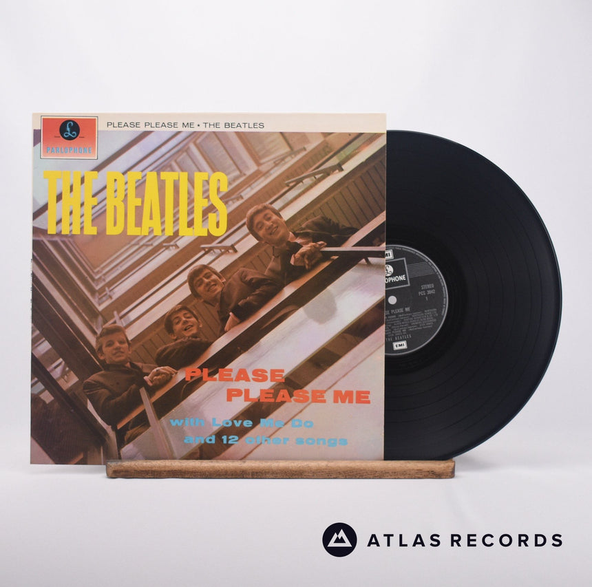 The Beatles Please Please Me LP Vinyl Record - Front Cover & Record