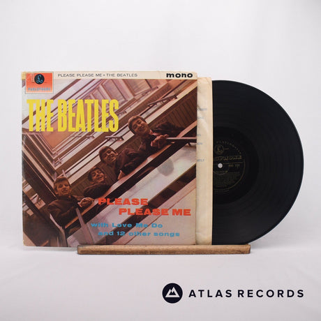 The Beatles Please Please Me LP Vinyl Record - Front Cover & Record