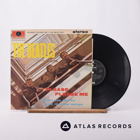 The Beatles Please Please Me LP Vinyl Record - Front Cover & Record