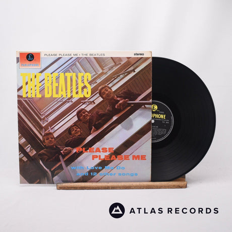 The Beatles Please Please Me LP Vinyl Record - Front Cover & Record