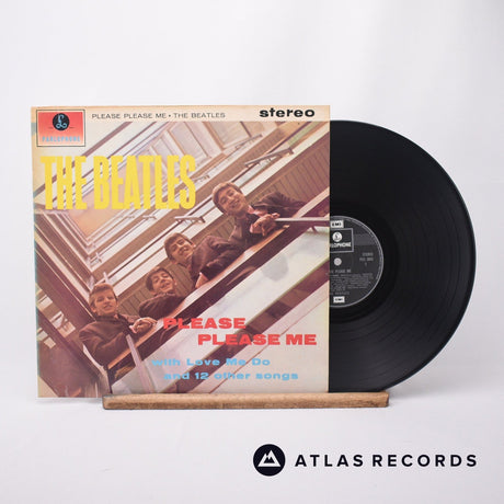 The Beatles Please Please Me LP Vinyl Record - Front Cover & Record