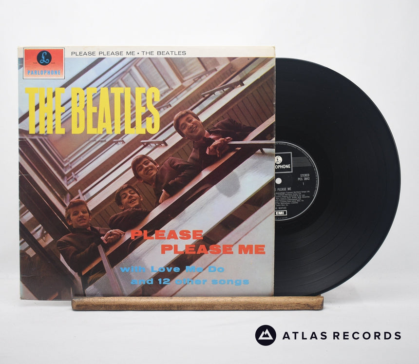 The Beatles Please Please Me LP Vinyl Record - Front Cover & Record