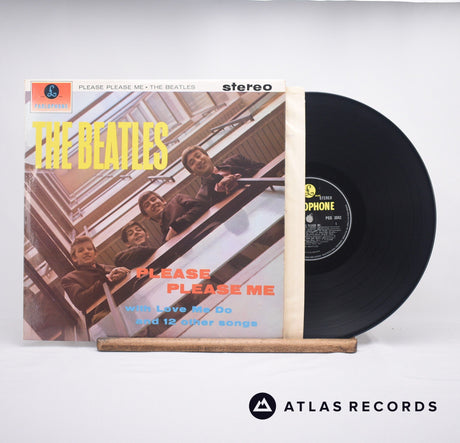 The Beatles Please Please Me LP Vinyl Record - Front Cover & Record