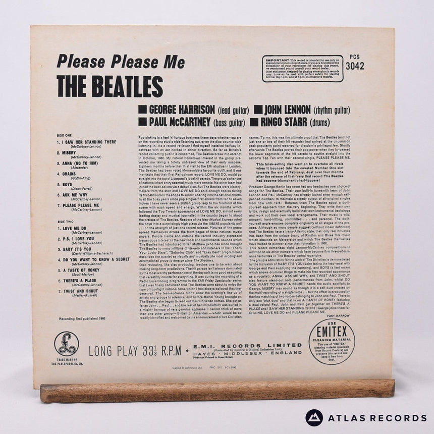 The Beatles - Please Please Me - Reissue Stereo LP Vinyl Record - EX/VG+