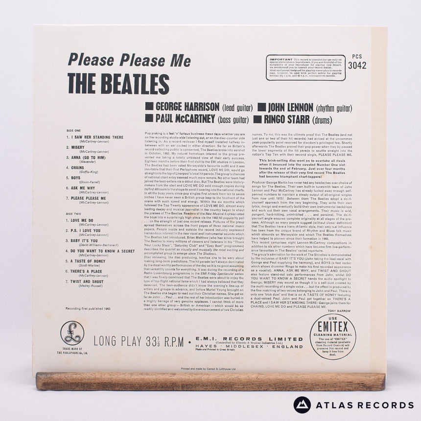 The Beatles - Please Please Me - Reissue LP Vinyl Record - VG+/EX