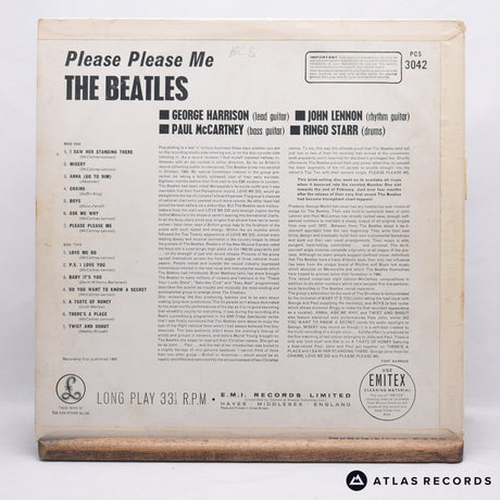 The Beatles - Please Please Me - Fourth Press Stereo LP Vinyl Record - VG/EX