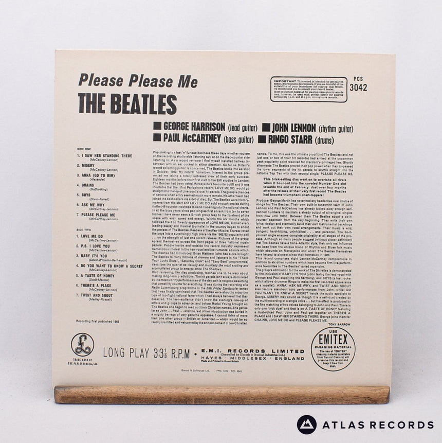 The Beatles - Please Please Me - Reissue Stereo -4 -5 LP Vinyl Record - EX/EX