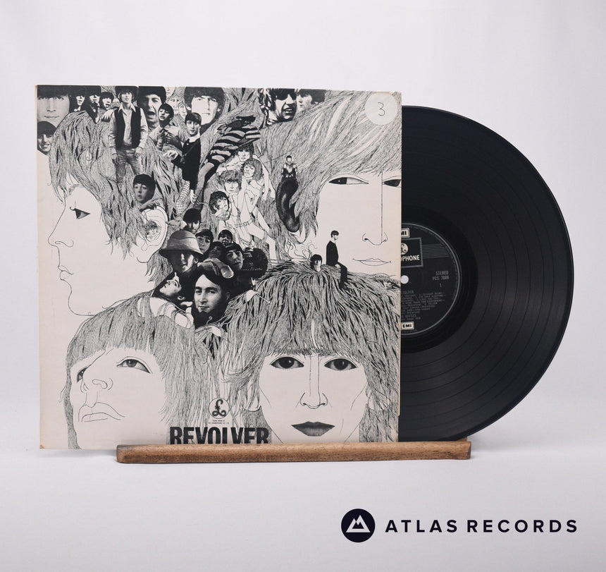 The Beatles Revolver LP Vinyl Record - Front Cover & Record