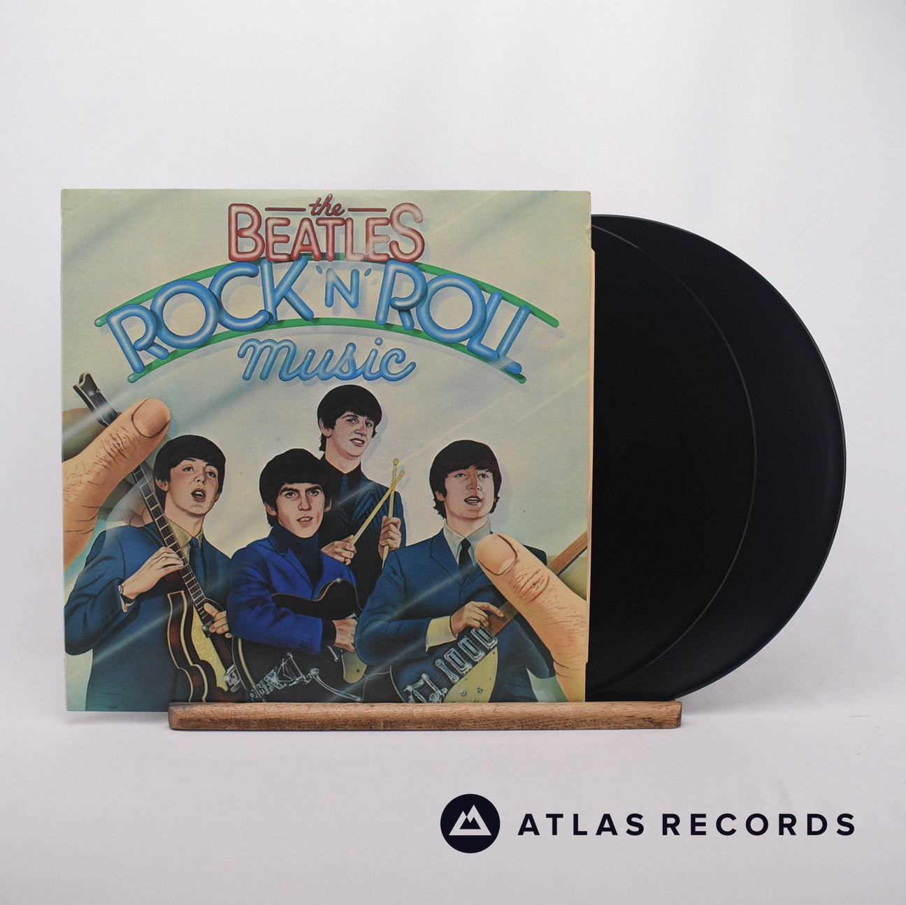 The Beatles Rock 'N' Roll Music 2 x LP Vinyl Record - Front Cover & Record