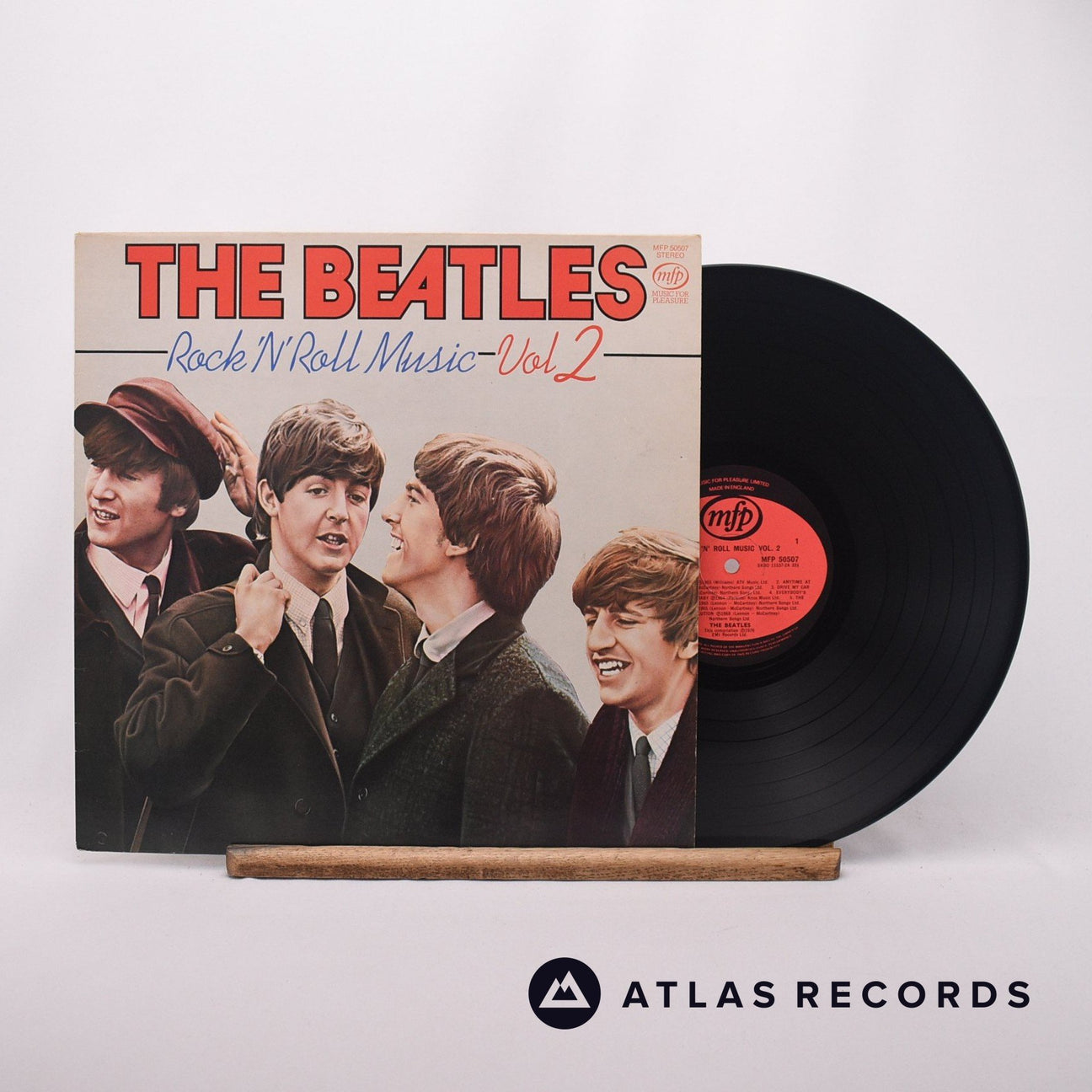 The Beatles Rock 'N' Roll Music Vol. 2 LP Vinyl Record - Front Cover & Record