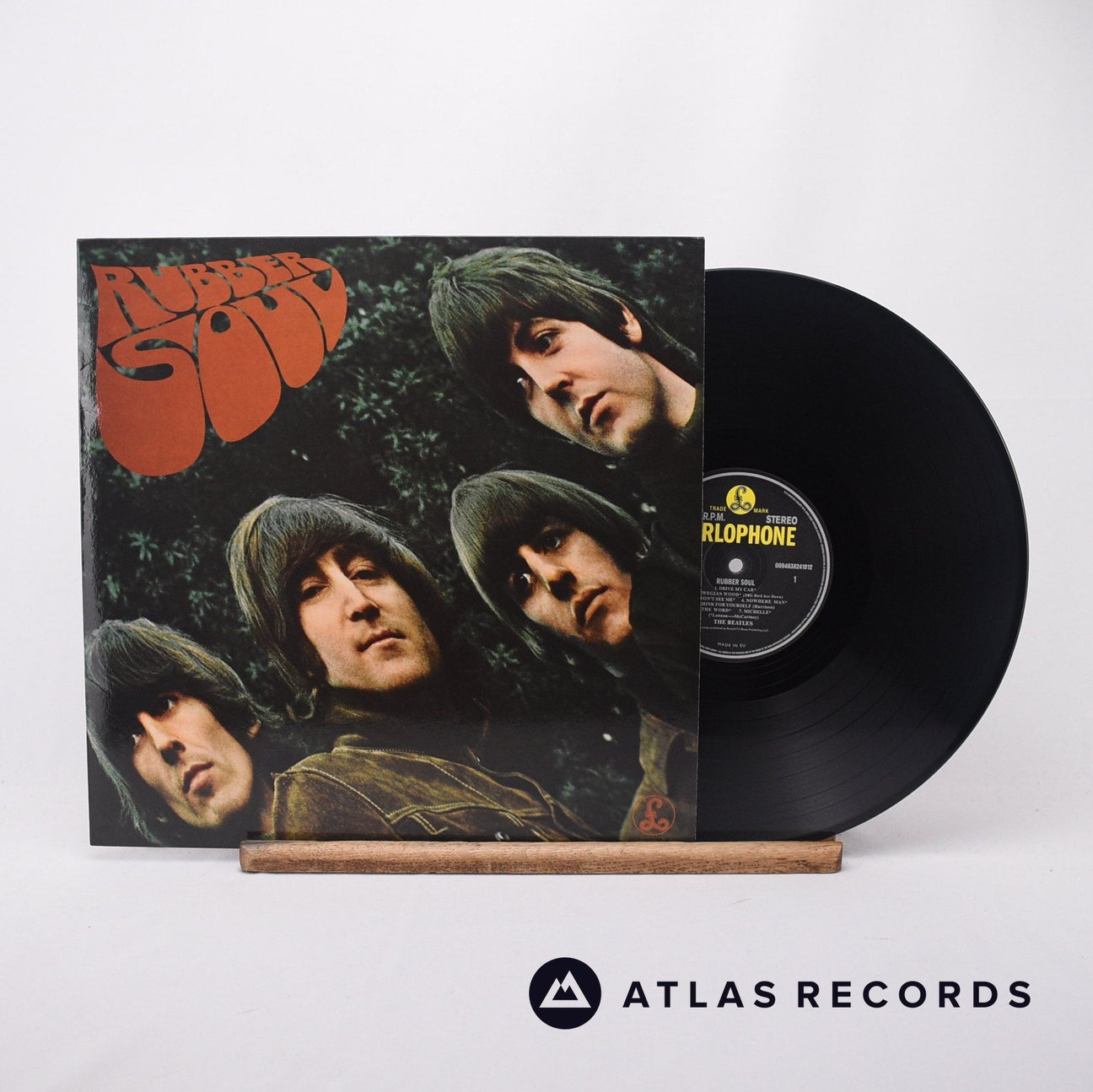 The Beatles Rubber Soul LP Vinyl Record - Front Cover & Record