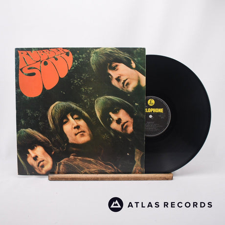 The Beatles Rubber Soul LP Vinyl Record - Front Cover & Record