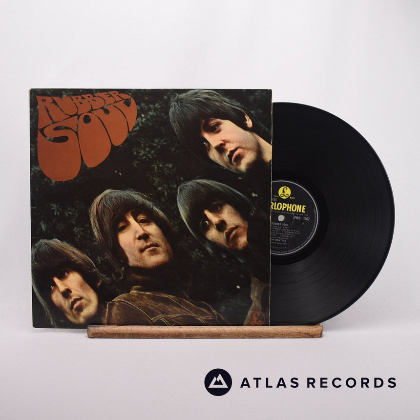 The Beatles Rubber Soul LP Vinyl Record - Front Cover & Record