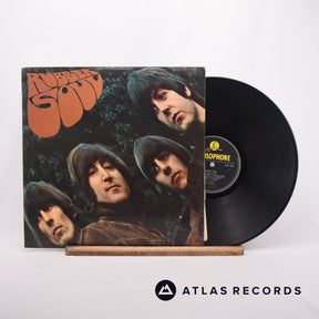 The Beatles Rubber Soul LP Vinyl Record - Front Cover & Record