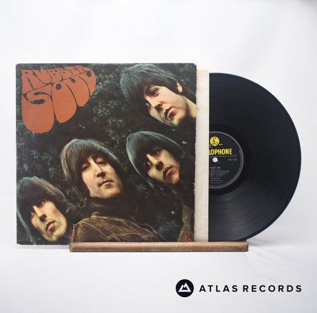 The Beatles Rubber Soul LP Vinyl Record - Front Cover & Record