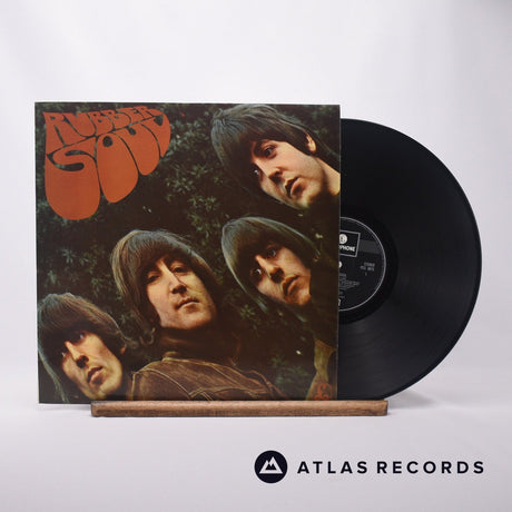 The Beatles Rubber Soul LP Vinyl Record - Front Cover & Record