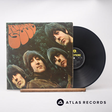 The Beatles Rubber Soul LP Vinyl Record - Front Cover & Record