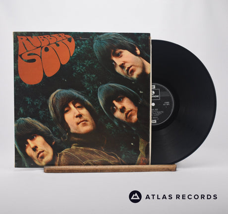 The Beatles Rubber Soul LP Vinyl Record - Front Cover & Record