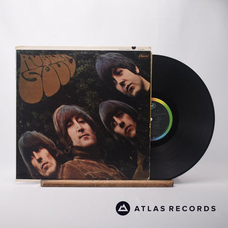 The Beatles Rubber Soul LP Vinyl Record - Front Cover & Record