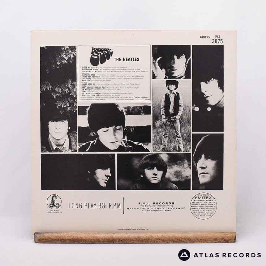 The Beatles - Rubber Soul - Htm Reissue Sixth Press LP Vinyl Record - EX/EX