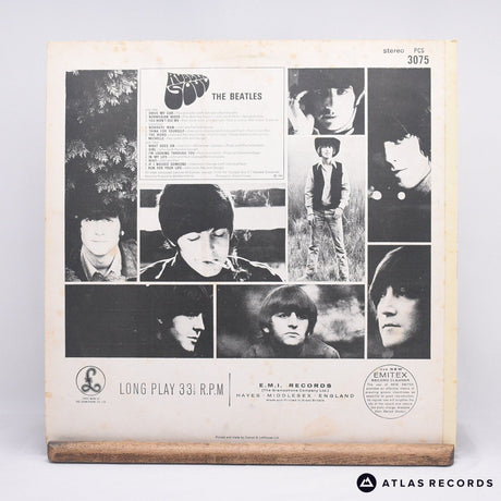 The Beatles - Rubber Soul - Fourth Press -5 -3 HTM LP Vinyl Record - VG+/EX