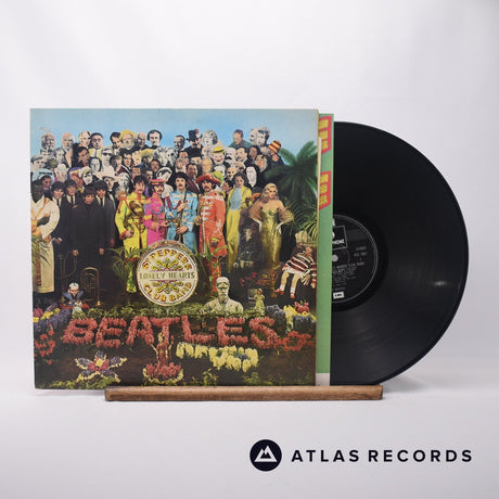 The Beatles Sgt. Pepper's Lonely Hearts Club Band LP Vinyl Record - Front Cover & Record