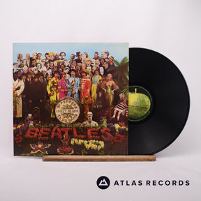 The Beatles Sgt. Pepper's Lonely Hearts Club Band LP Vinyl Record - Front Cover & Record