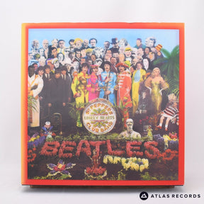 The Beatles Sgt. Pepper's Lonely Hearts Club Band 4 x CD + Blu-ray + DVD Vinyl Record - Front Cover & Record