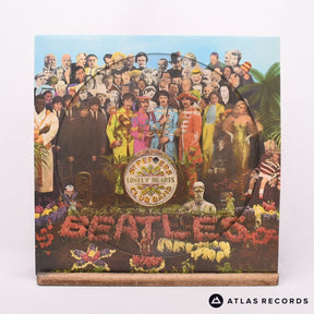 The Beatles Sgt. Pepper's Lonely Hearts Club Band LP Vinyl Record - Front Cover & Record