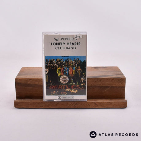 The Beatles Sgt. Peppers Lonely Hearts Club Band Cassette Vinyl Record - Front Cover & Record