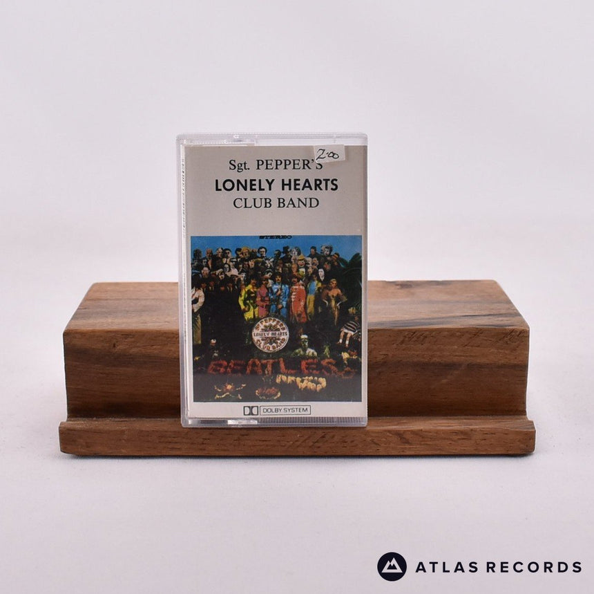 The Beatles Sgt. Peppers Lonely Hearts Club Band Cassette Vinyl Record - Front Cover & Record