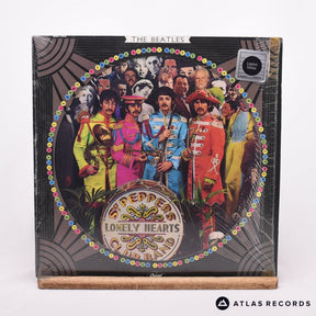 The Beatles Sgt. Pepper's Lonely Hearts Club Band LP Vinyl Record - Front Cover & Record