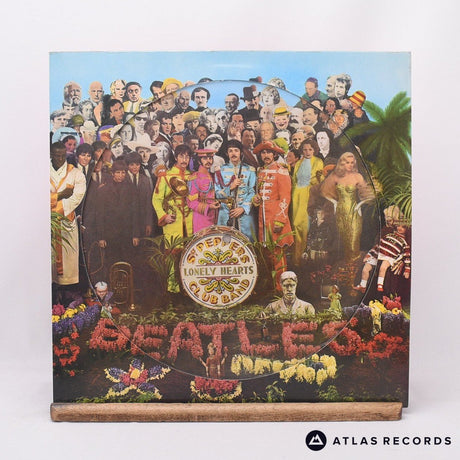 The Beatles Sgt. Pepper's Lonely Hearts Club Band LP Vinyl Record - Front Cover & Record