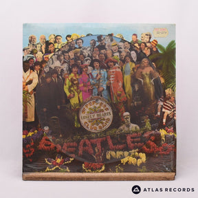 The Beatles Sgt. Pepper's Lonely Hearts Club Band LP Vinyl Record - Front Cover & Record