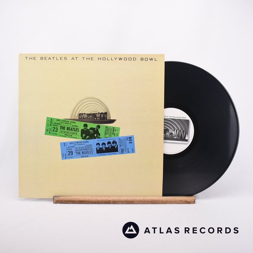 The Beatles The Beatles At The Hollywood Bowl LP Vinyl Record - Front Cover & Record