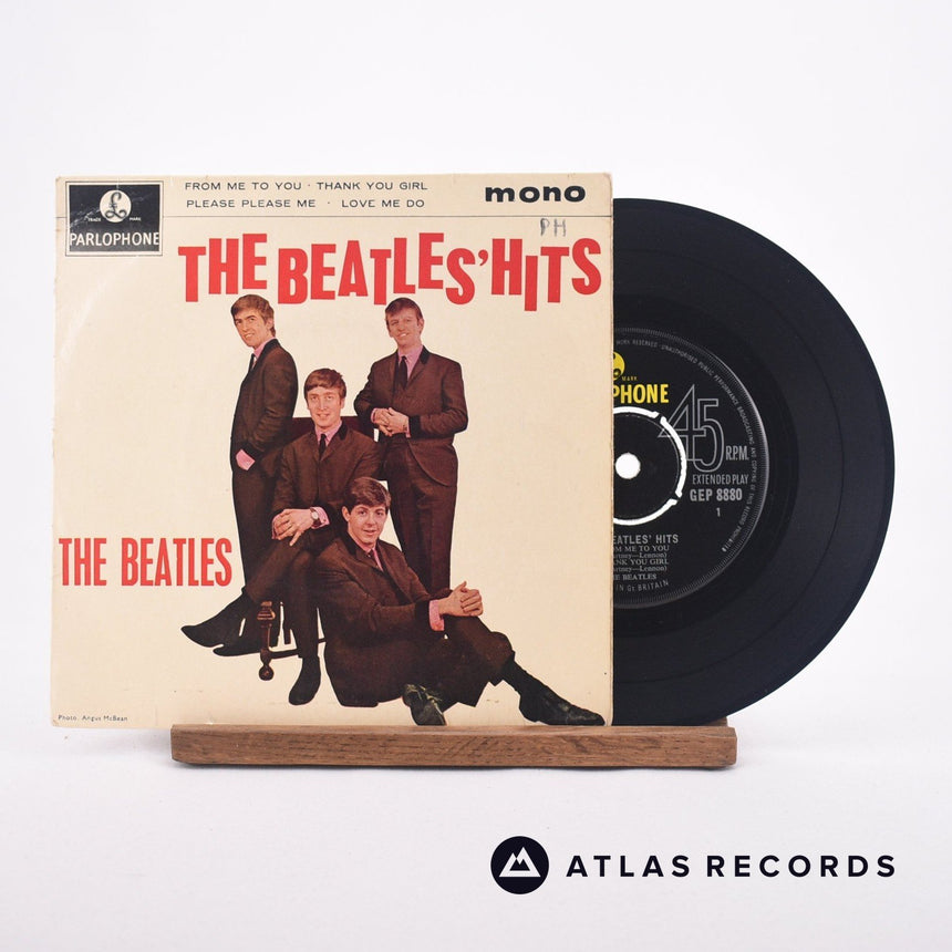 The Beatles The Beatles' Hits 7" Vinyl Record - Front Cover & Record