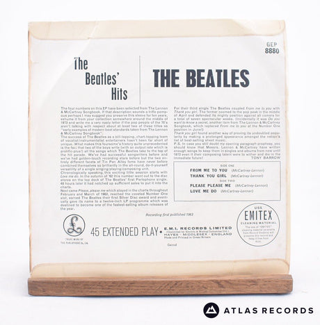 The Beatles - The Beatles' Hits - First Press 7" EP Vinyl Record - VG+/VG+