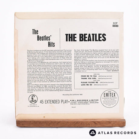 The Beatles - The Beatles' Hits - Mono 7" EP Vinyl Record - EX/EX
