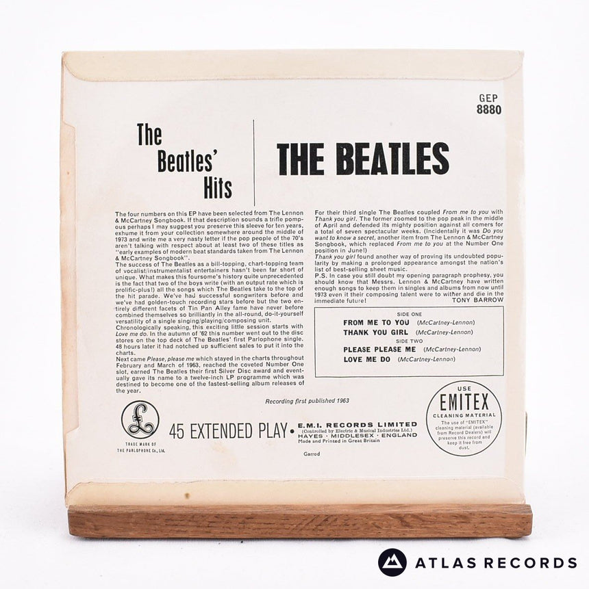 The Beatles - The Beatles' Hits - Mono 7" EP Vinyl Record - EX/EX