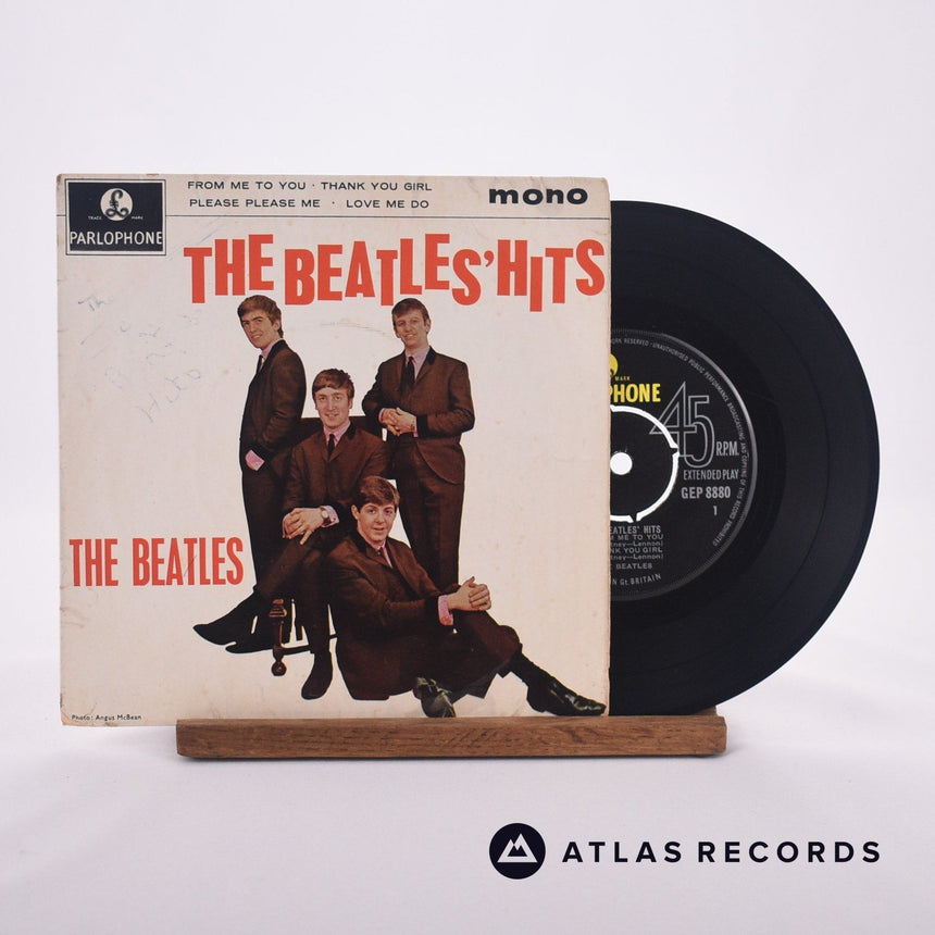 The Beatles The Beatles' Hits 7" Vinyl Record - Front Cover & Record