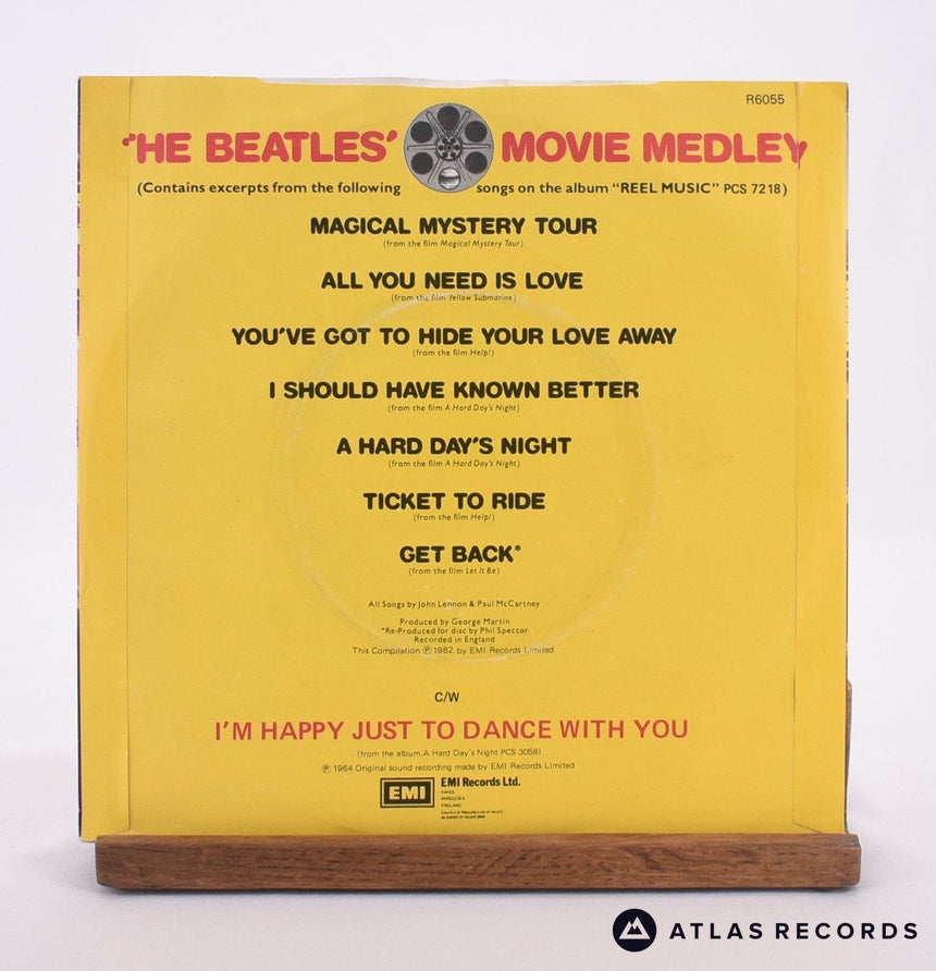 The Beatles - The Beatles' Movie Medley - 7" Vinyl Record - VG+/EX