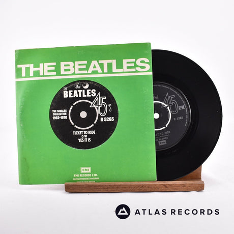The Beatles Ticket To Ride 7" Vinyl Record - Front Cover & Record
