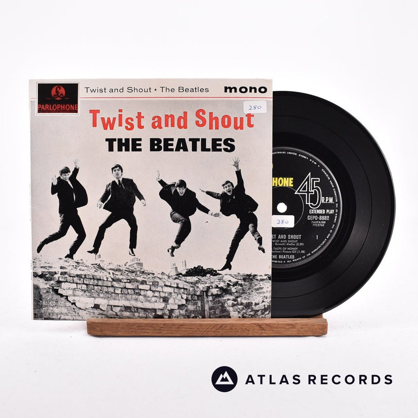The Beatles Twist And Shout 7" Vinyl Record - Front Cover & Record