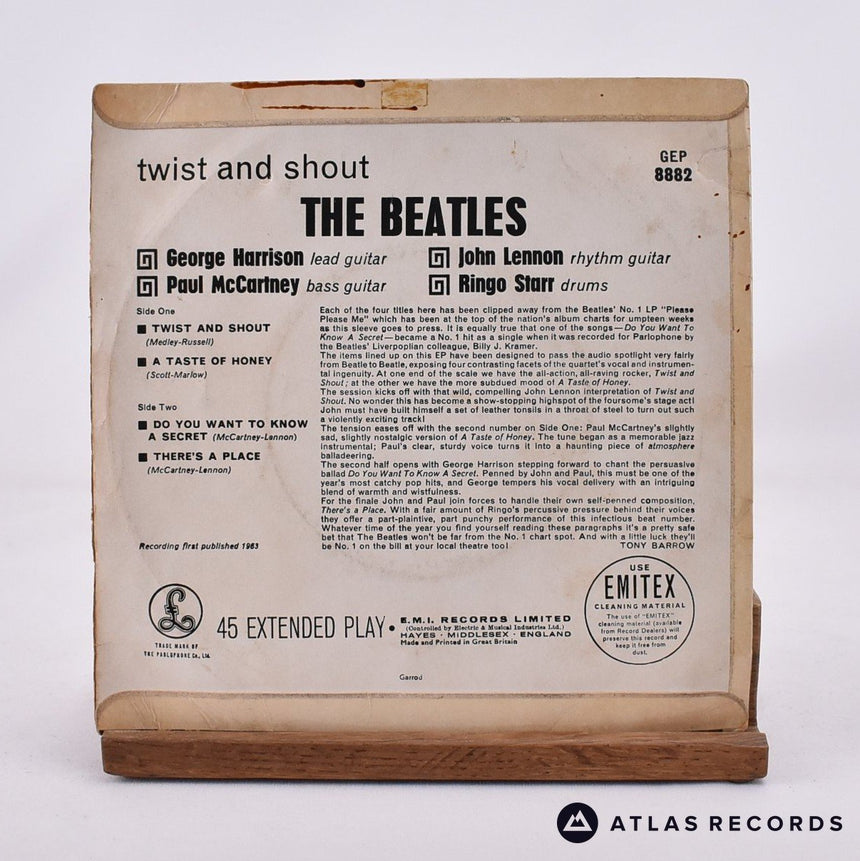 The Beatles - Twist And Shout - First Issue 7" EP Vinyl Record - VG+/VG+