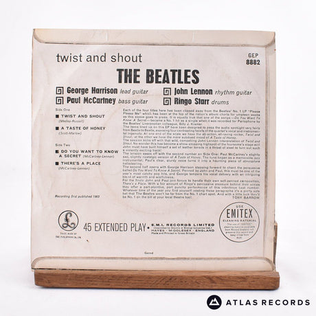The Beatles - Twist And Shout - 7" EP Vinyl Record - VG+/VG+