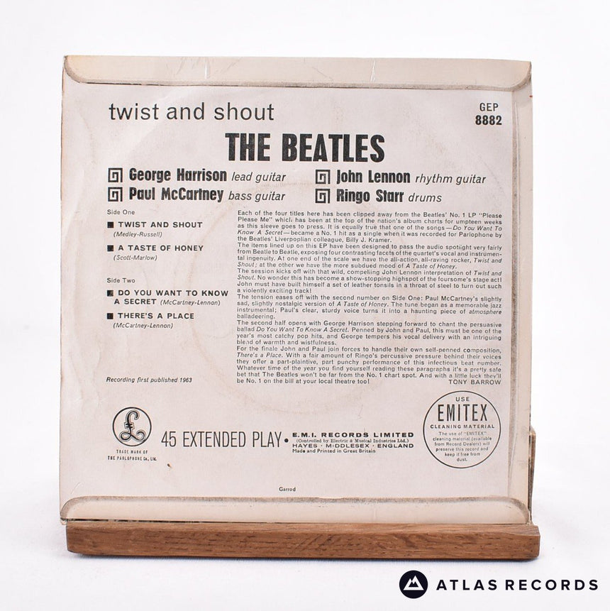 The Beatles - Twist And Shout - 7" EP Vinyl Record - VG+/VG+