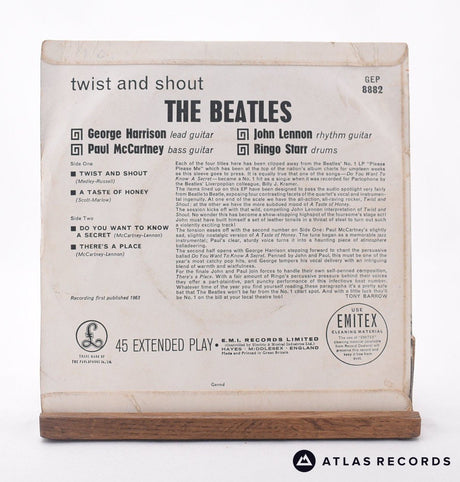 The Beatles - Twist And Shout - 7" EP Vinyl Record - VG+/VG+