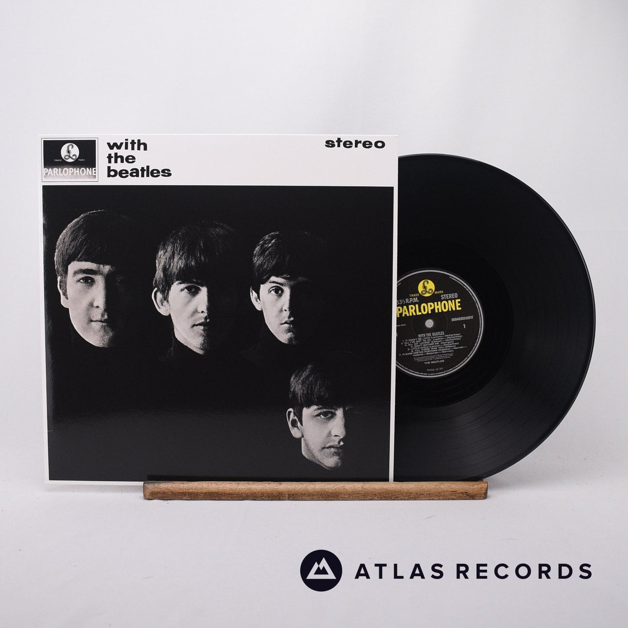 The Beatles With The Beatles LP Vinyl Record - Front Cover & Record