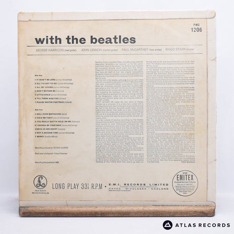The Beatles - With The Beatles - Mono -7N -7N KT LP Vinyl Record - VG+/VG+